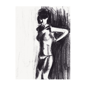 300x300 Stripper Drawing By William Moore - Stripper Sketch