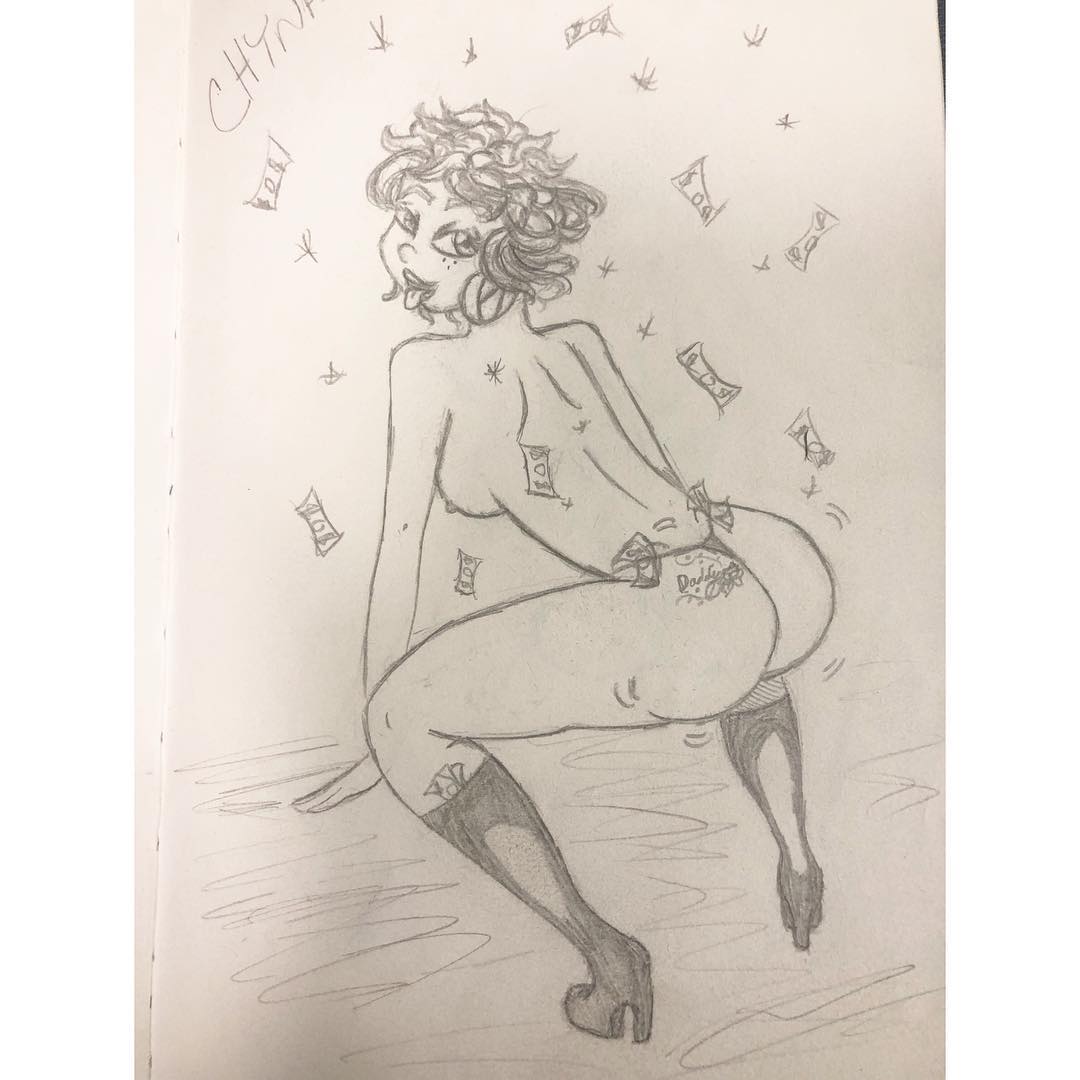 1080x1080 Gaiaonlineart Photos And Videos On Instagram Picgra - Stripper Sketch