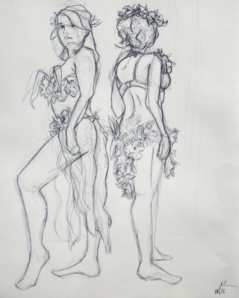 802x1000 Stripper Jennifer Tracy - Stripper Sketch