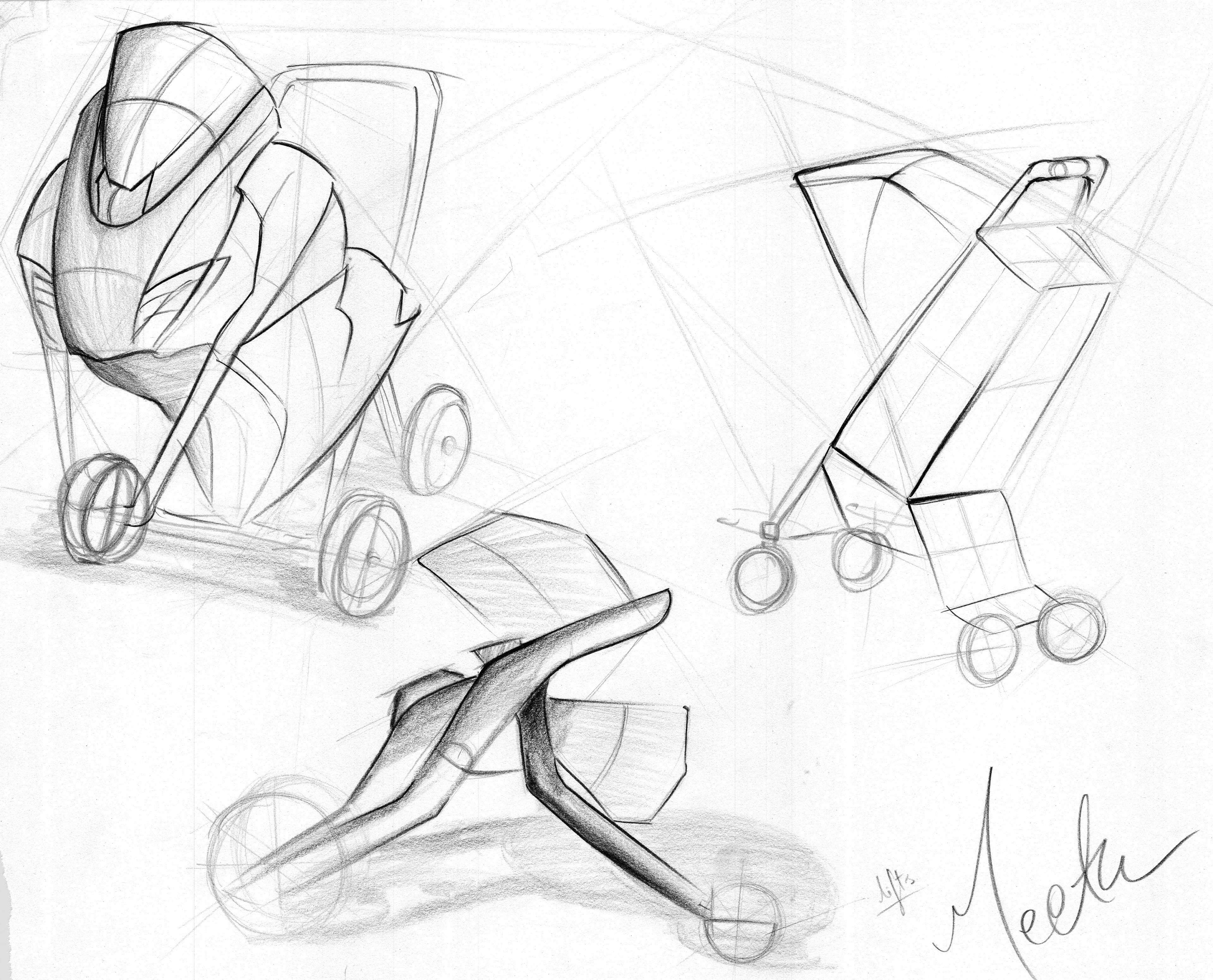 3840x3102 Meeta Gianani - Stroller Sketch