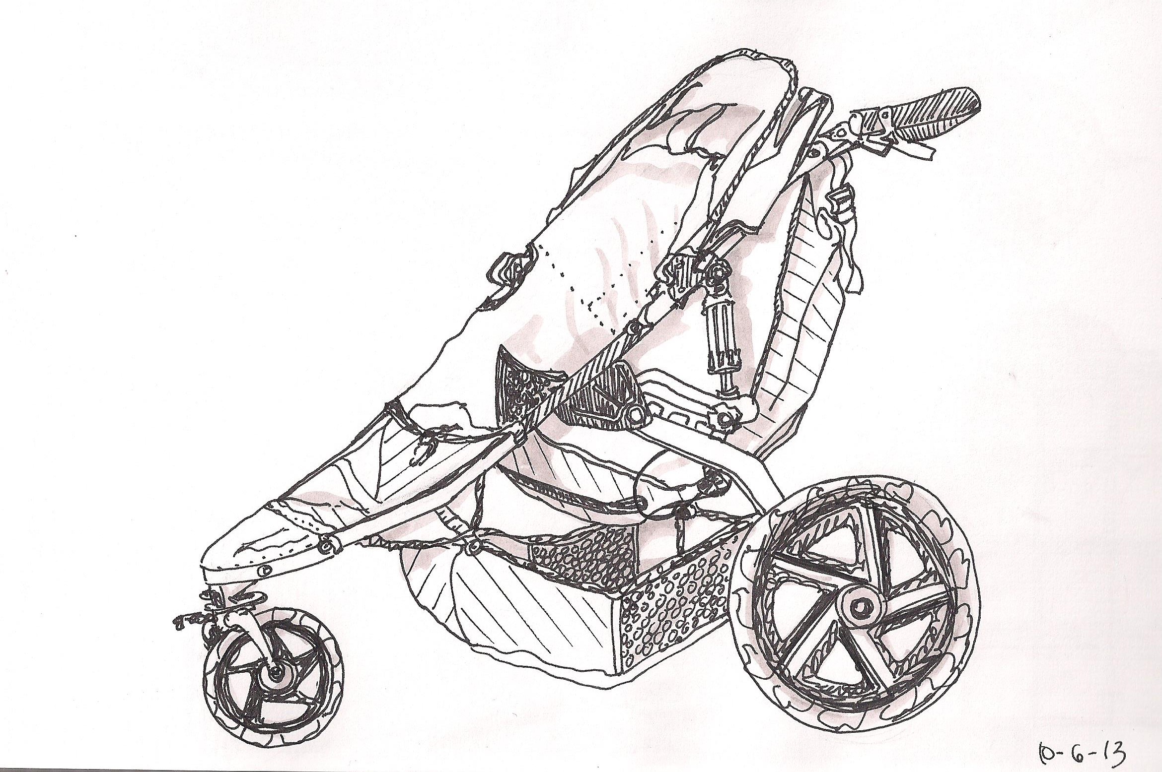 2340x1556 Sketch Jessica Canales - Stroller Sketch