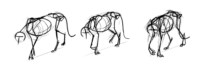 700x232 How To Draw From Imagination Beyond References - Structure Sketch