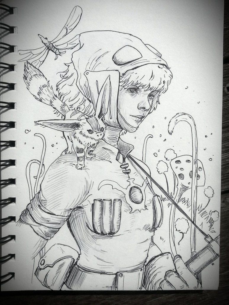 774x1032 Nausicaa Studio Ghibli Sketch By Jowielimart Zb Art - Studio Ghibli Sketches