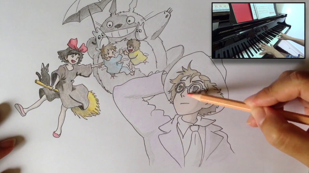 1280x720 Quick Sketch And Tribute To Studio Ghibli - Studio Ghibli Sketches