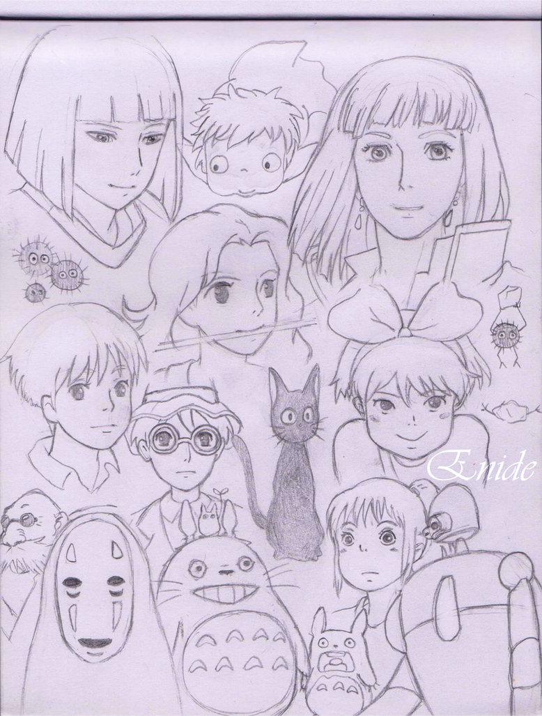 778x1027 Studio Ghibli Sketch Weasyl - Studio Ghibli Sketches