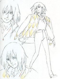 250x330 Howl Concept Sketches - Studio Ghibli Sketches