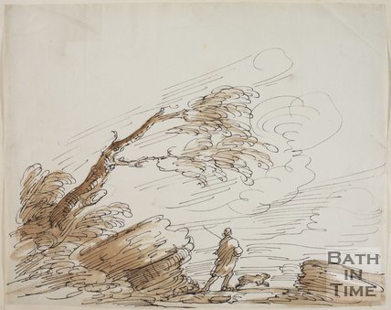 428x339 Sketch Of The Storm A Nature Study By Thomas Barker (1769 - Study Sketch