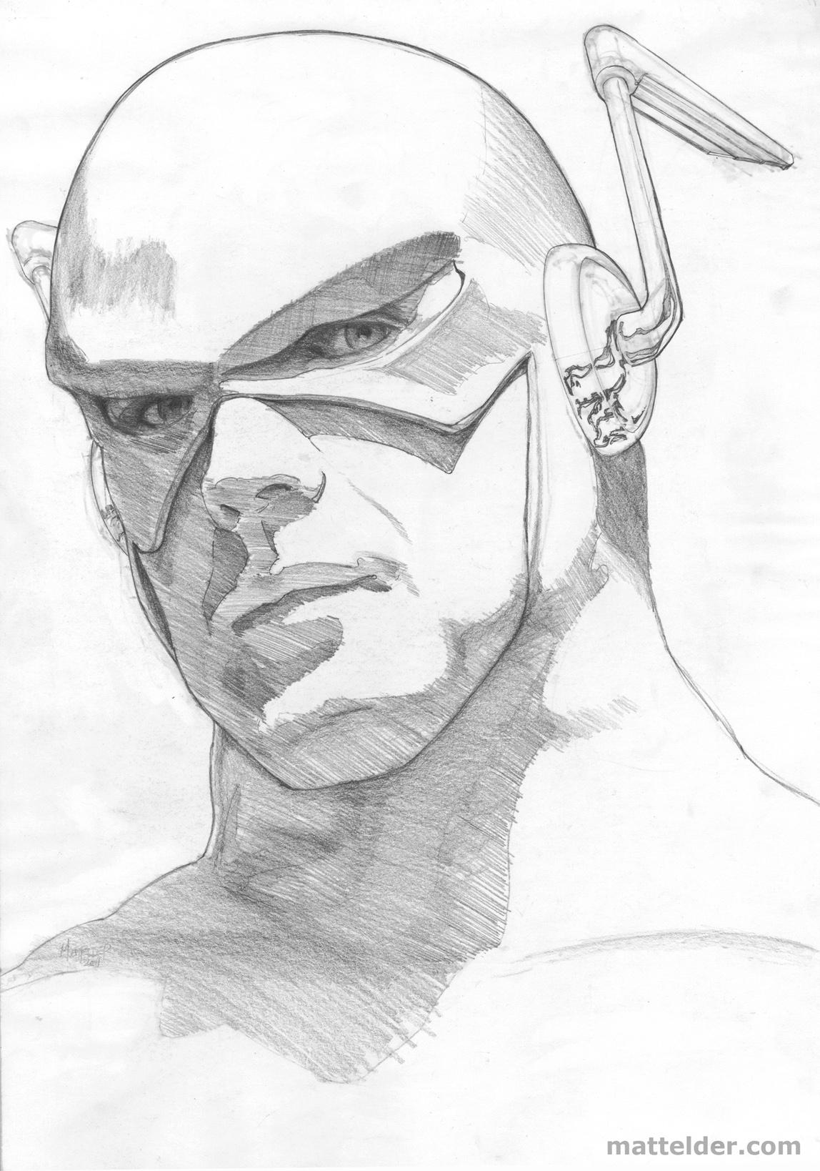 1148x1638 The Flash 01 Oil Painting Amp Pencil Sketch Study The Art Of Matt - Study Sketch