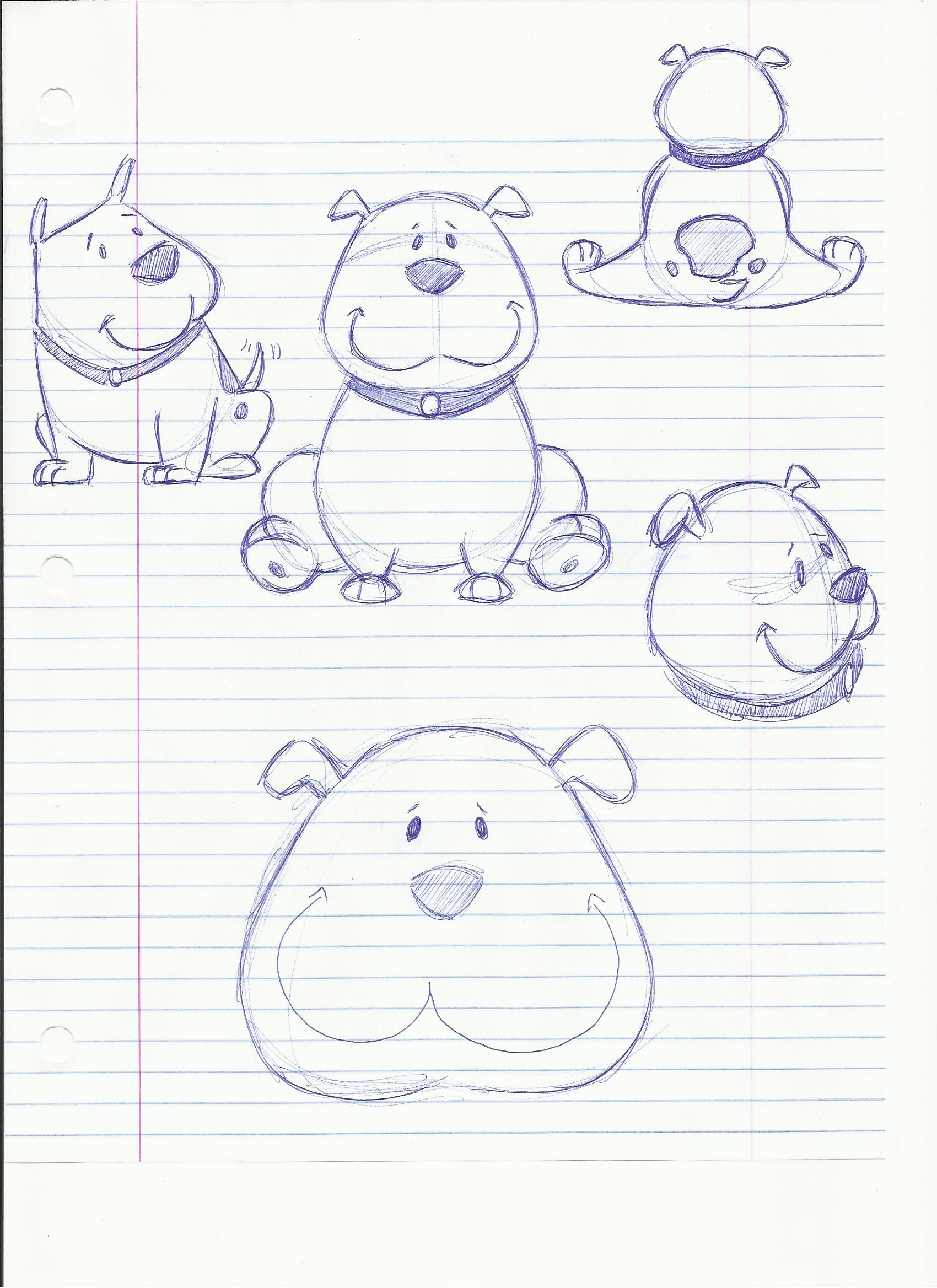 1700x2337 Stuffed Animal Sketches Look - Stuffed Animal Sketch