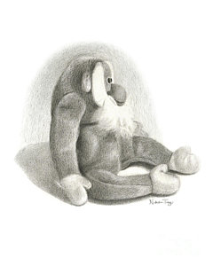 240x300 Stuffed Animals Drawings - Stuffed Animal Sketch