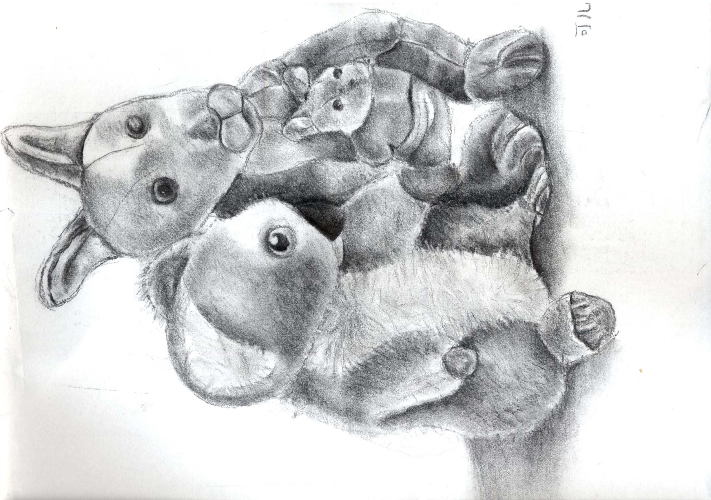2454x1725 Stuffed Animals My Juhpalang Space - Stuffed Animal Sketch