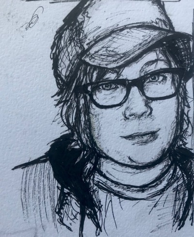 400x489 Patrick Stump Drawing Tumblr - Stump Sketch