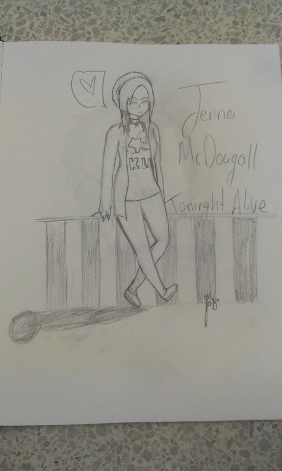 575x960 Stupid Sketches Jenna Mcdougall Of Tonight Alive By Sunnychina12 - Stupid Sketches