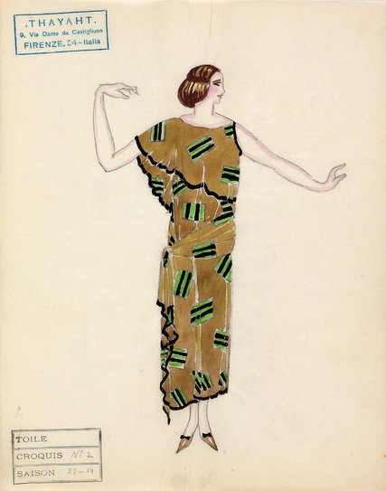 427x543 Sketches For Vionnet On Exhibit - Style Sketches