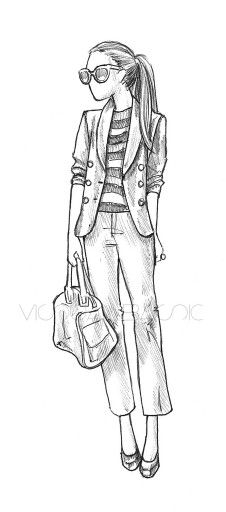 226x512 Street Style Sketches Fashion Sketches, Drawings - Style Sketches