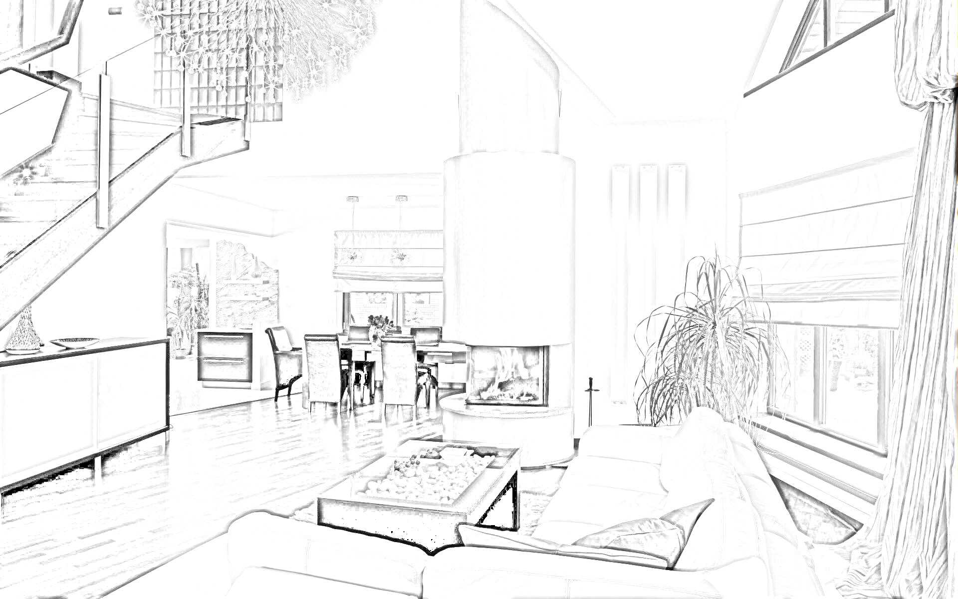 1920x1200 Interior Design Kitchen Drawings Unique Interior Design Kitchen - Stylish Sketches