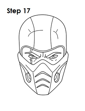 300x388 How To Draw Sub Zero (Mortal Kombat) - Sub And Sketch