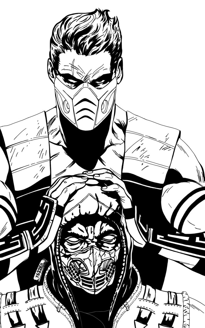 707x1131 Sketch Mkx Sub Zero Vs Scorpion By Y632ko - Sub And Sketch