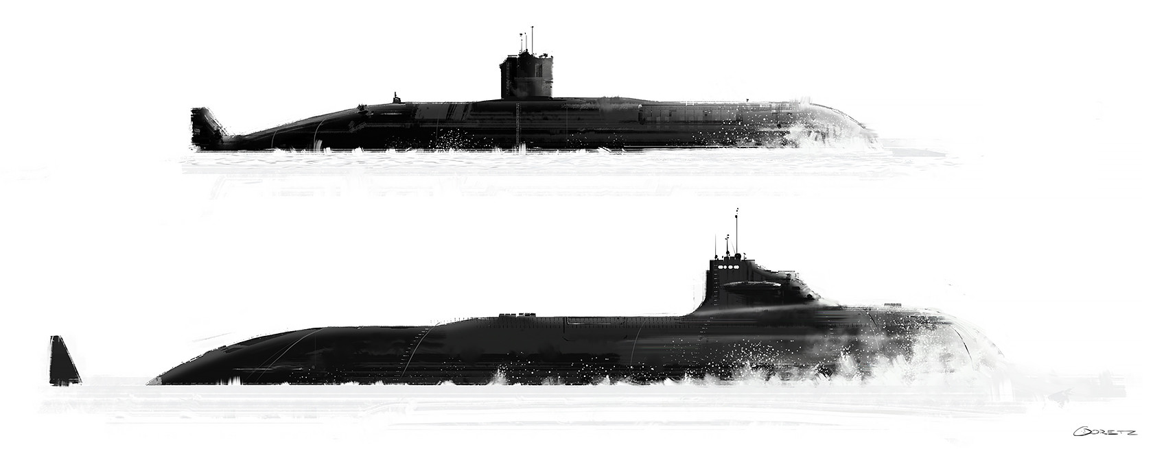 1680x655 Chris Doretz - Submarine Sketch