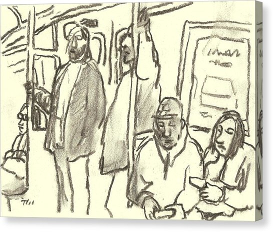 546x464 Subway Sketch, Nyc Drawing By Thor Wickstrom - Subway Sketch
