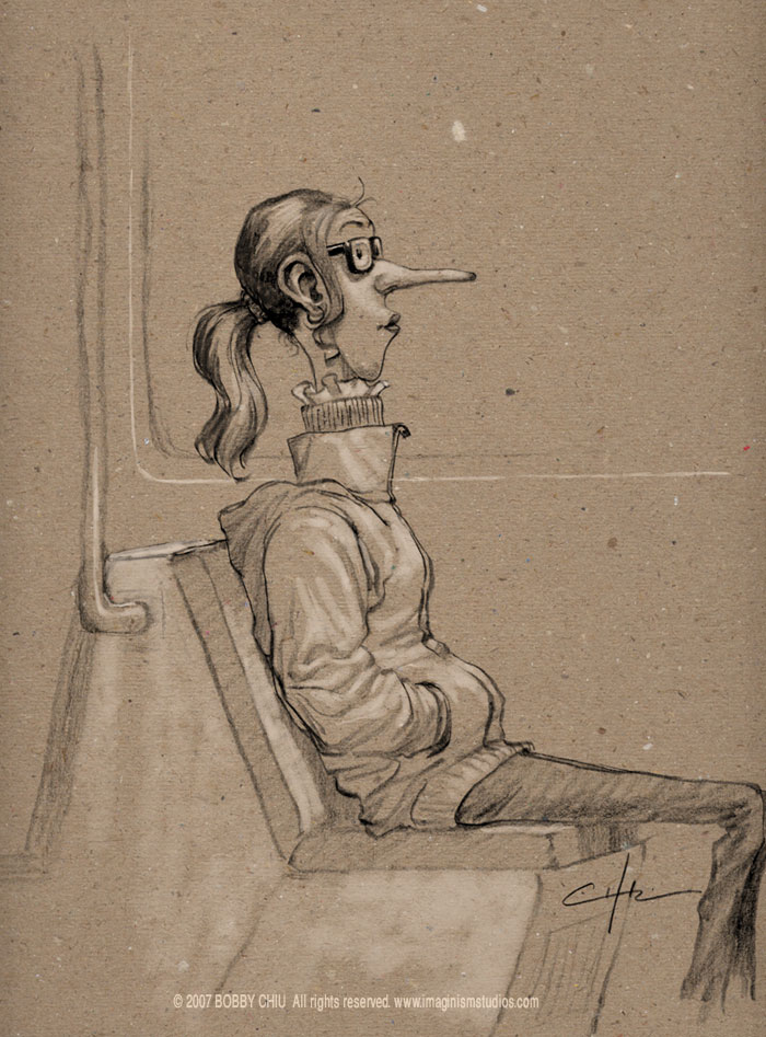 700x947 Subway Sketch By Imaginism - Subway Sketch