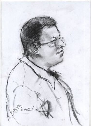 375x516 Subway Sketch Drawing By Artem Brazhnik Saatchi Art - Subway Sketch