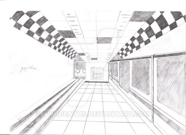 600x436 Subway Sketch By Twodeaths - Subway Sketch