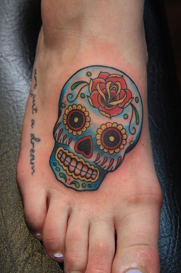 600x907 138 Cool Sugar Skull Tattoos - Sugar Skull Tattoo Sketch