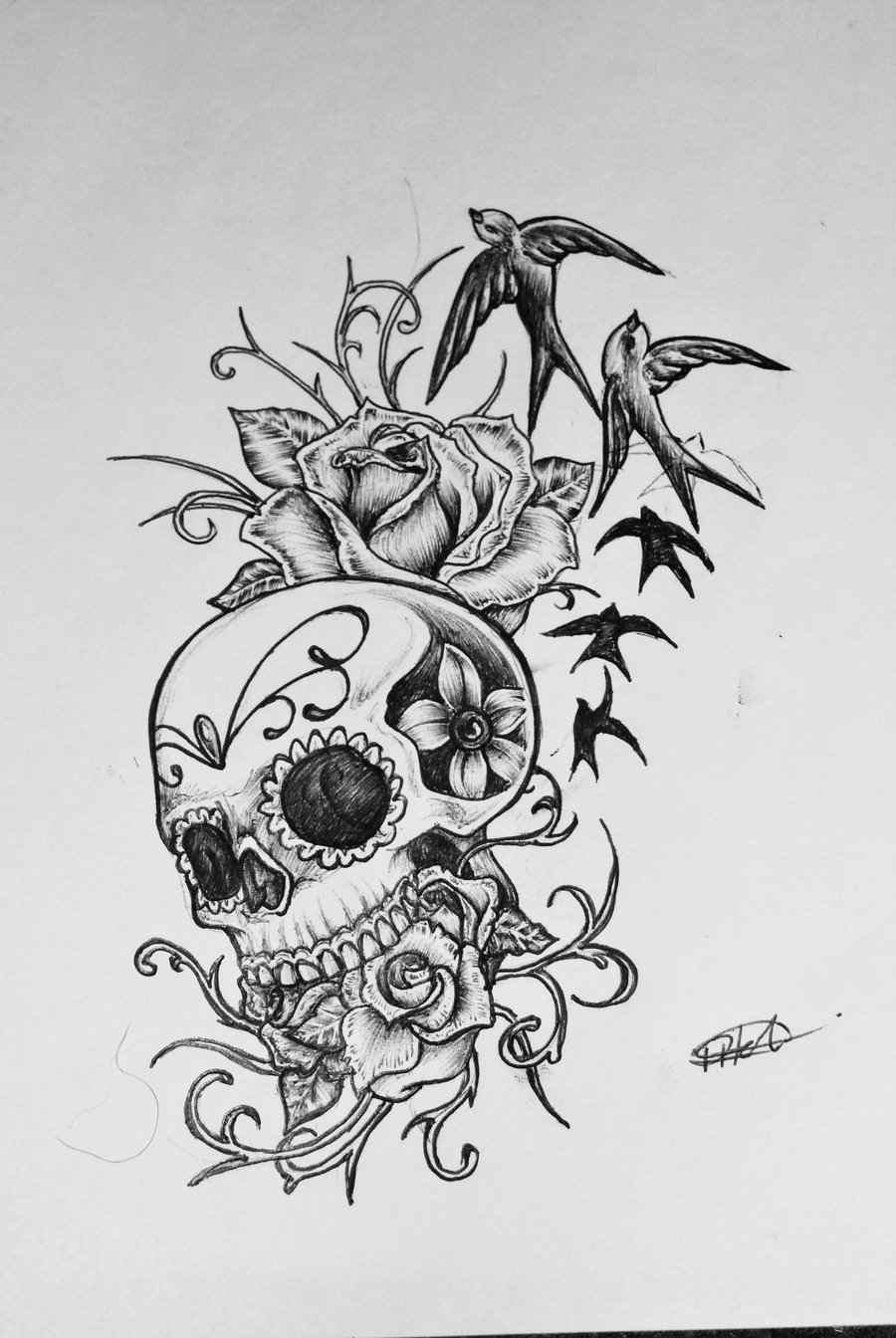 900x1344 Sugar Skull Owl Tattoo Tumblr 49 Best Ink Images - Sugar Skull Tattoo Sketch