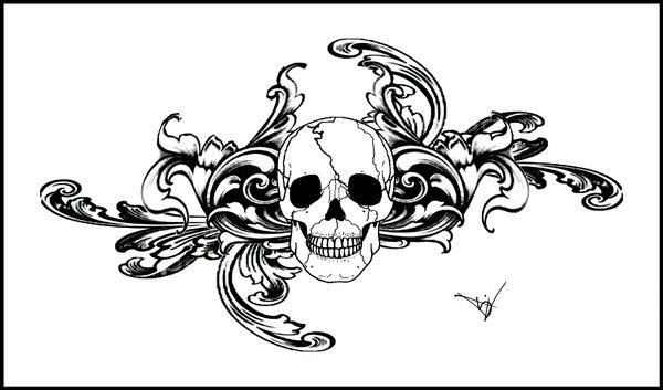 600x353 Tattoos For All Sugar Skull Tattoo Sketches - Sugar Skull Tattoo Sketch