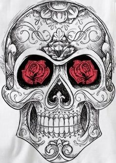 236x333 Sugar Skull Tattoo - Sugar Skull Tattoo Sketch
