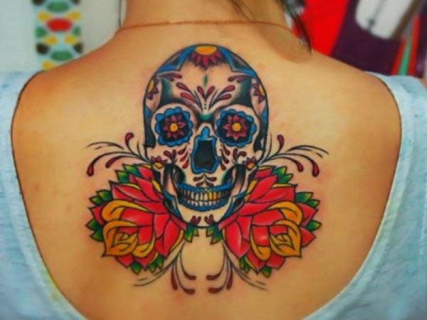 600x450 40 Sugar Skull Tattoo Meaning Amp Designs - Sugar Skull Tattoo Sketch
