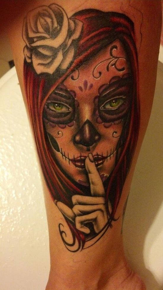 550x976 51 Ultimate Sugar Skull Tattoos Amazing Tattoo Ideas - Sugar Skull Tattoo Sketch