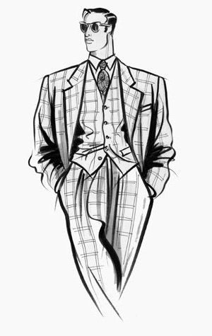 Suit Design Sketch