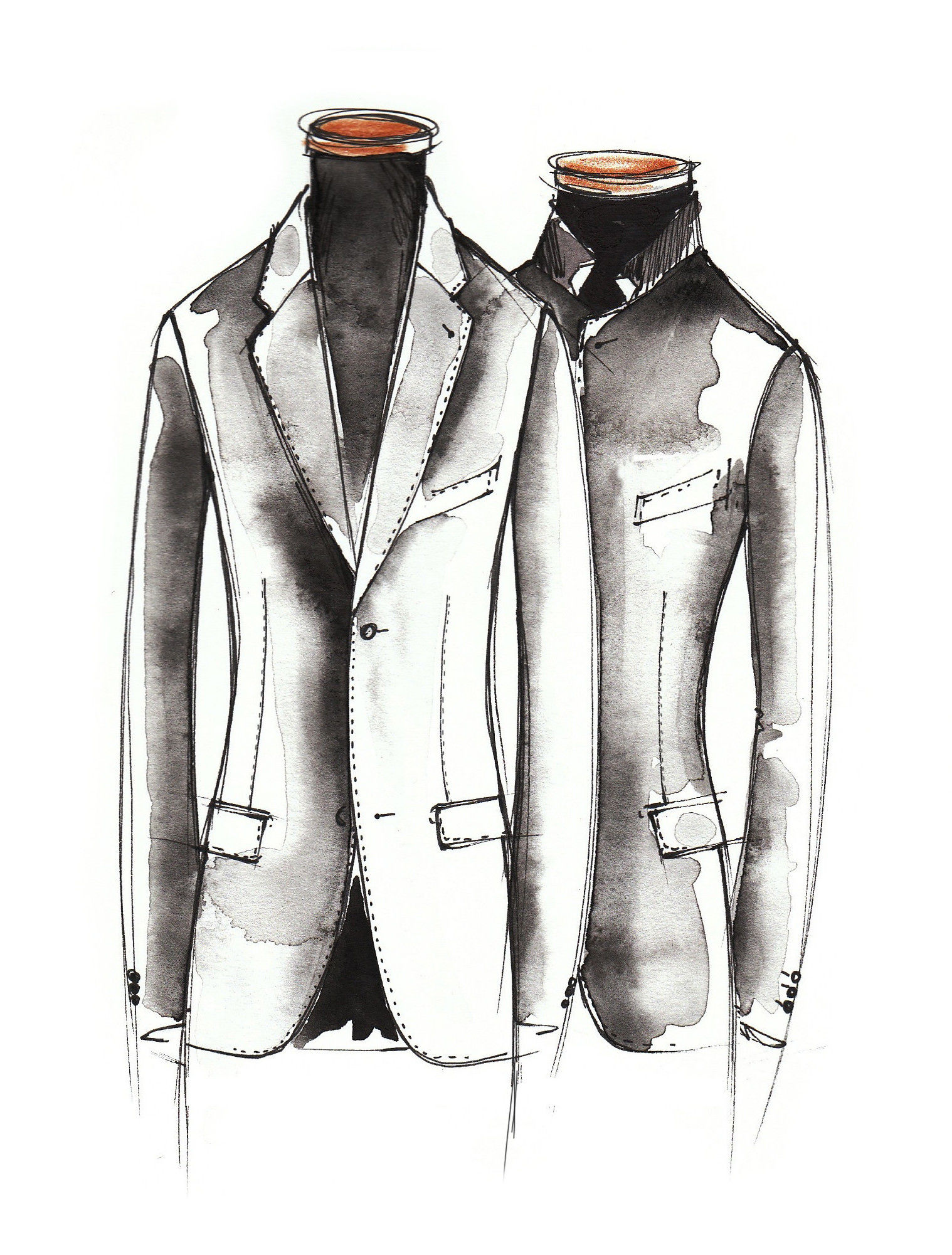 1518x2001 The Suit - Suit Sketch