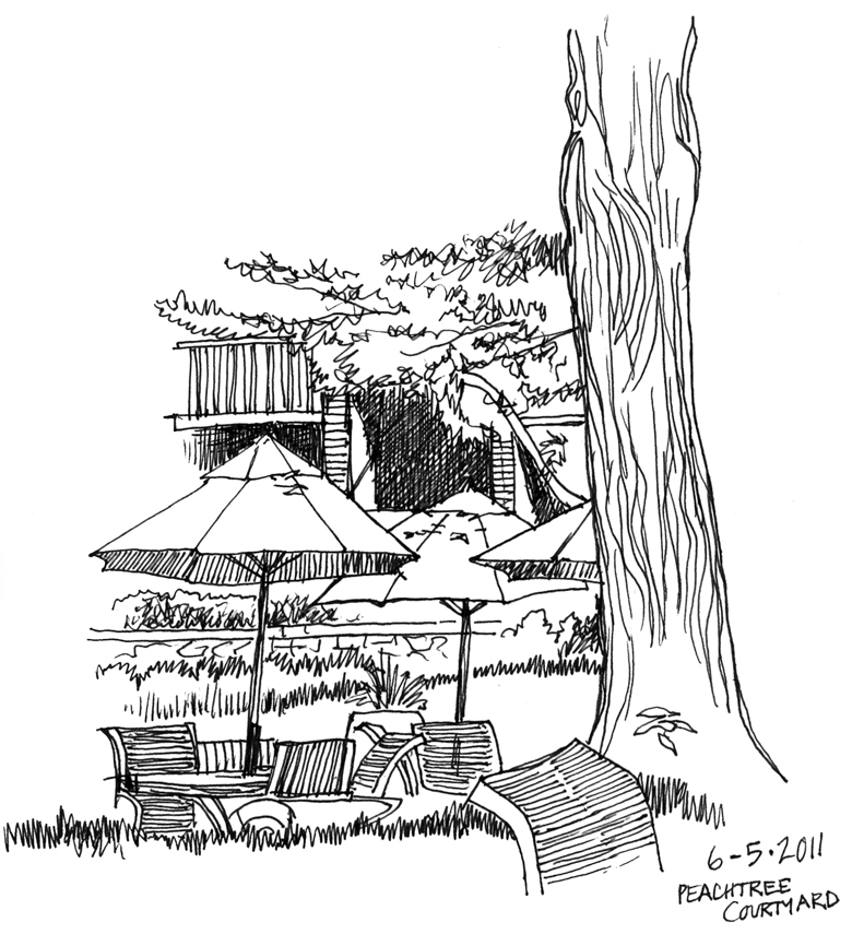 780x855 Art By Products More Garden Umbrellas - Summer Season Sketch