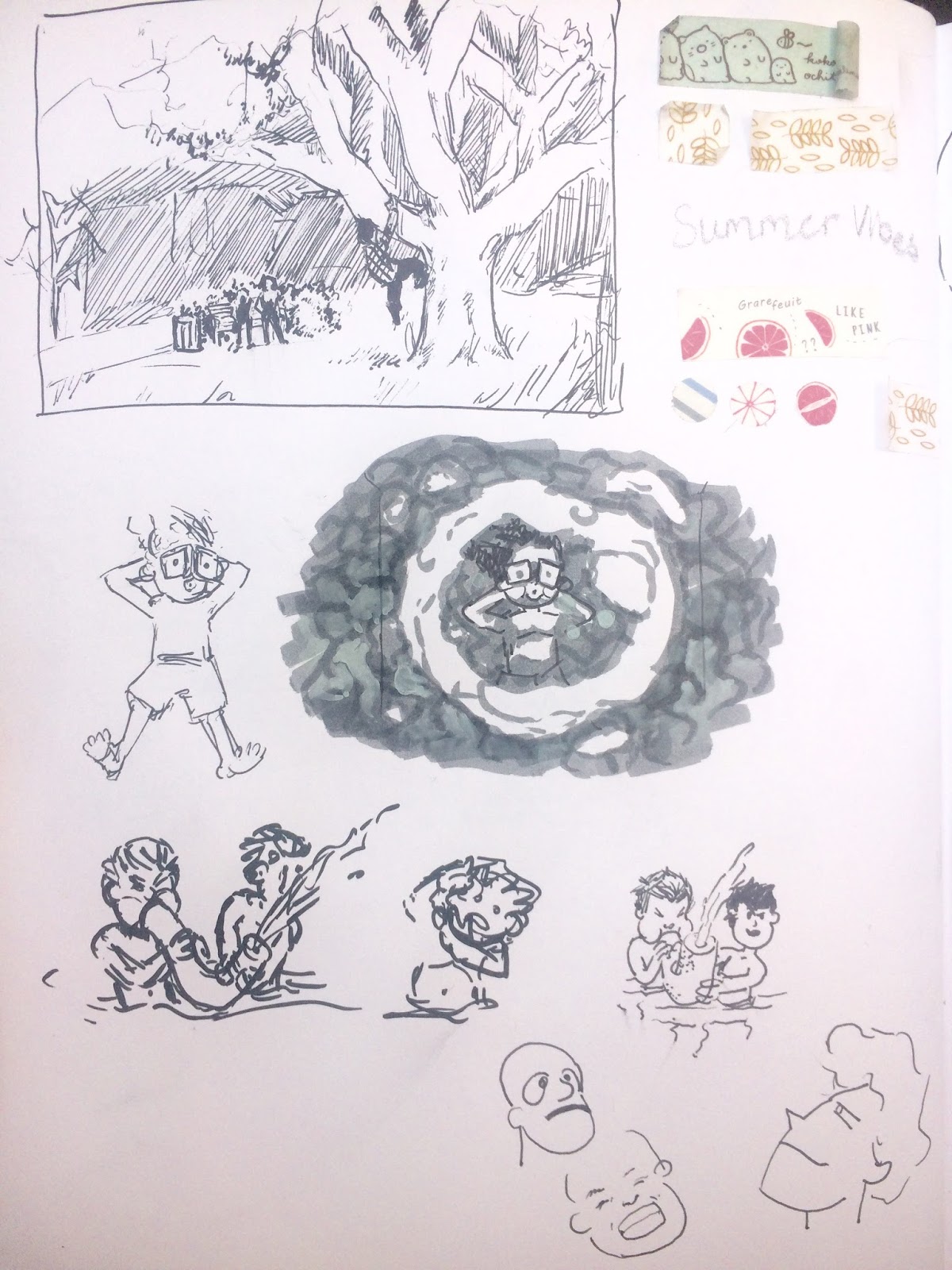 1200x1600 One Of The Four Thursday Benjamin Lefferts Summer Sketches - Summer Sketches