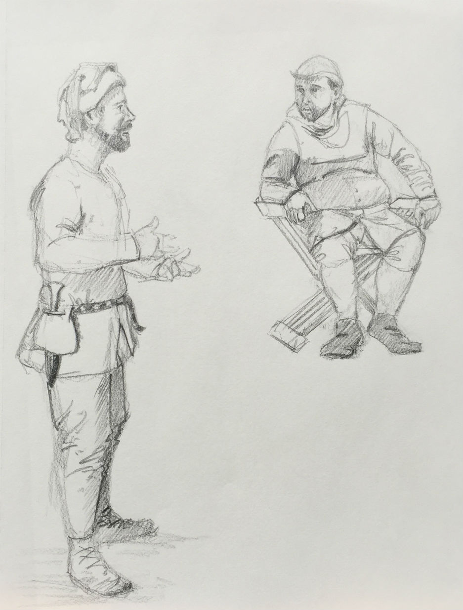 937x1235 Summer Sketches Medieval Men The Lost Way - Summer Sketches
