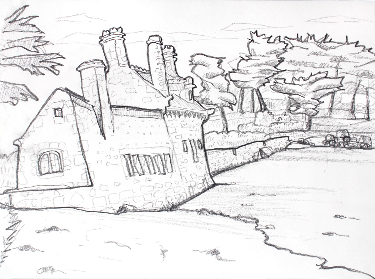 1200x893 Summer Sketches Le Moulin De Pen Castel Sketchpowder - Summer Sketches