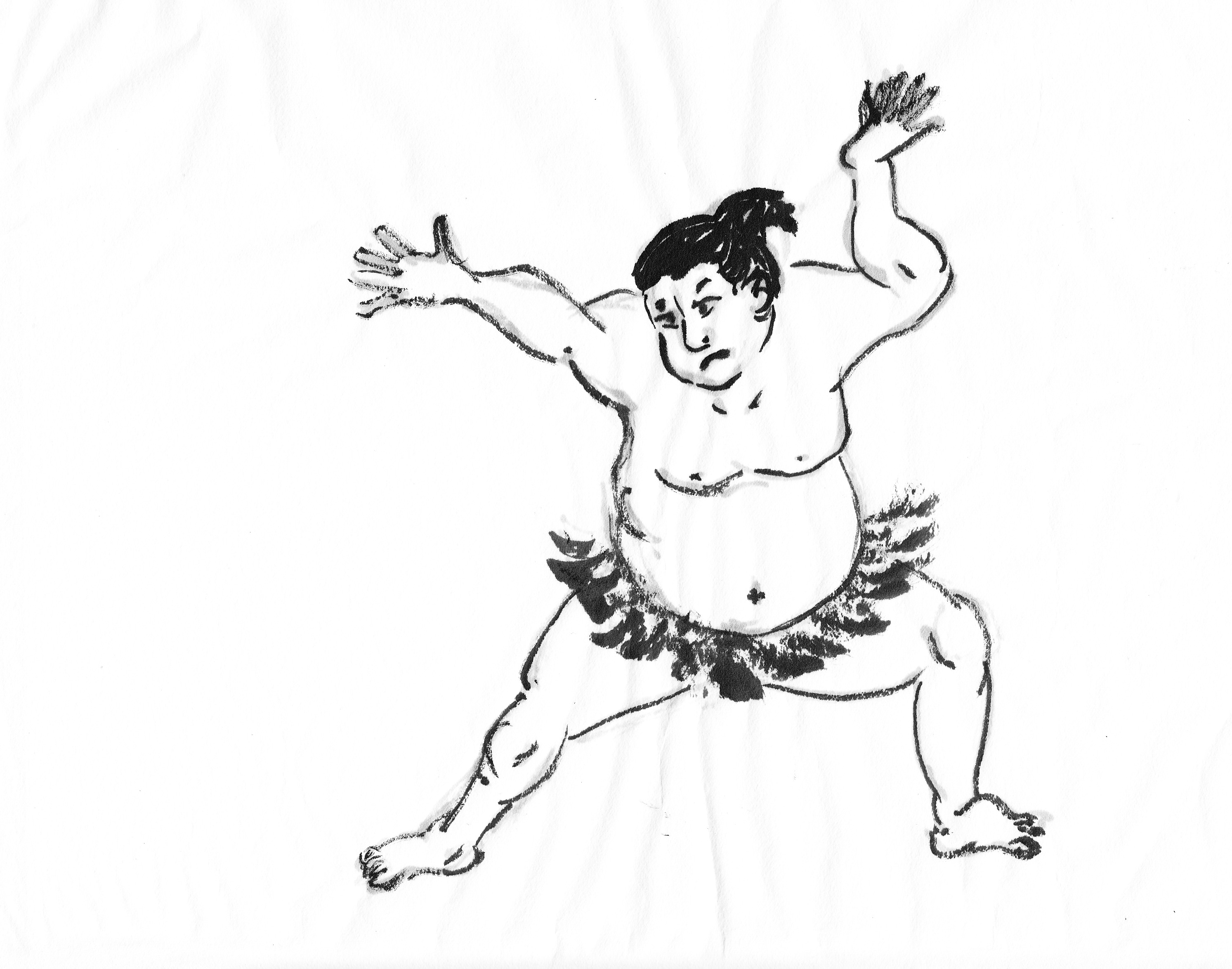 2986x2348 Something About Sumo Figure Painting Followmybrushmarks - Sumo Sketch