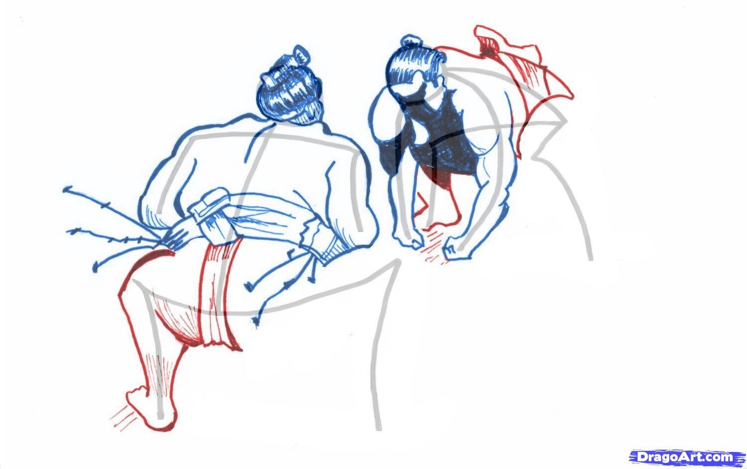 1500x942 Sumo Sketch Sumo Sumo, Human Sketch And Sketches - Sumo Sketch