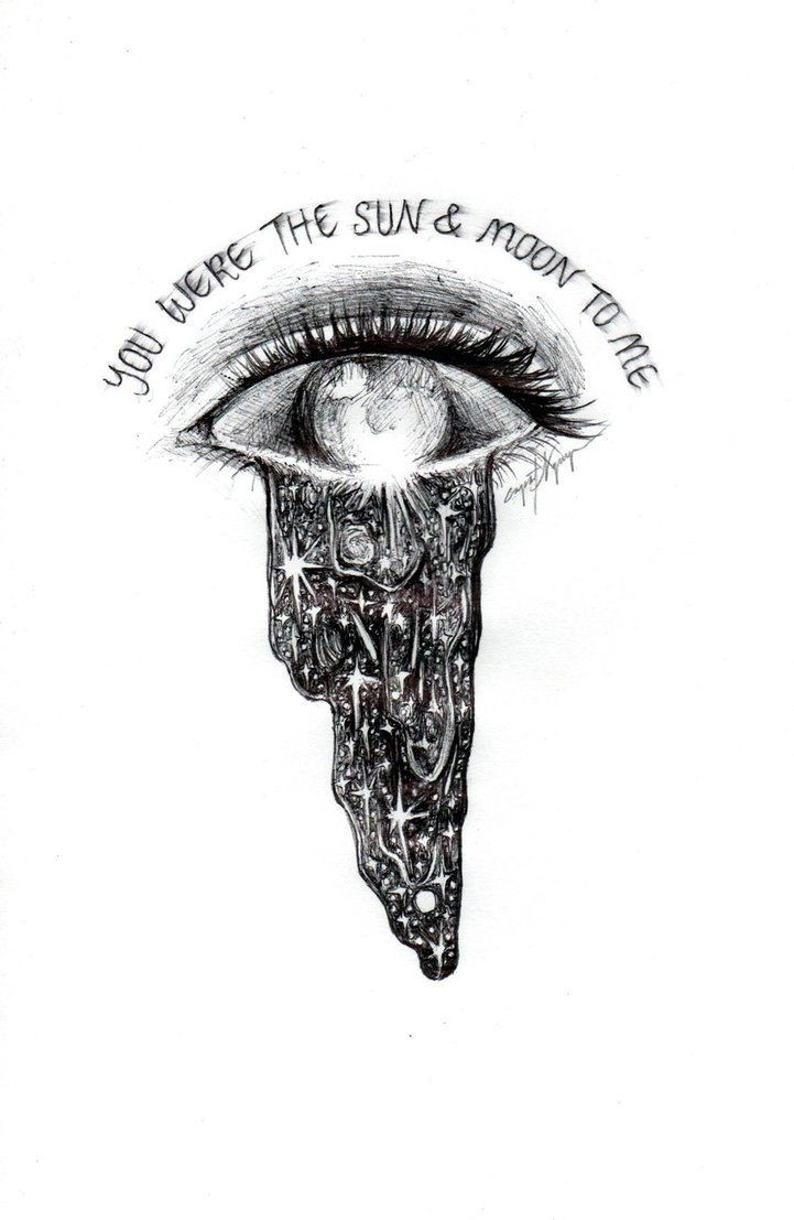 721x1107 Sunshine Waterfall Doodles Blackandwhite Drawing Sketch Bright - Sun And Moon Sketch