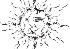 300x210 Pencil Drawing Of Sun Pencil Drawing Of The Sun At Getdrawings - Sun Moon Sketch