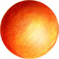200x201 Color Pencil Lesson 1 From - Sun Pencil Sketch