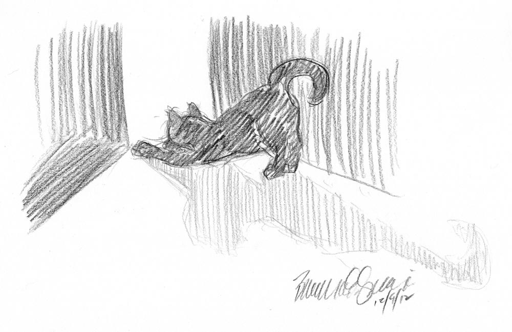 1000x650 Daily Sketch Sun Salutation ~ The Creative Cat - Sun Pencil Sketch