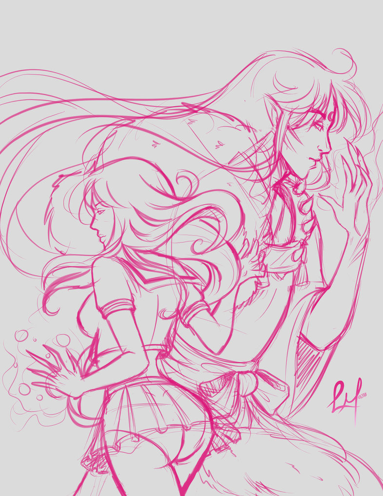 786x1017 Moon And Sun Sketch By Lordmaru4u - Sun Sketch