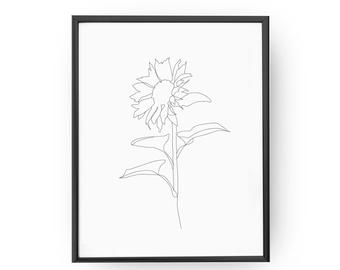 340x270 Sunflower Drawing Etsy - Sunflower Sketch