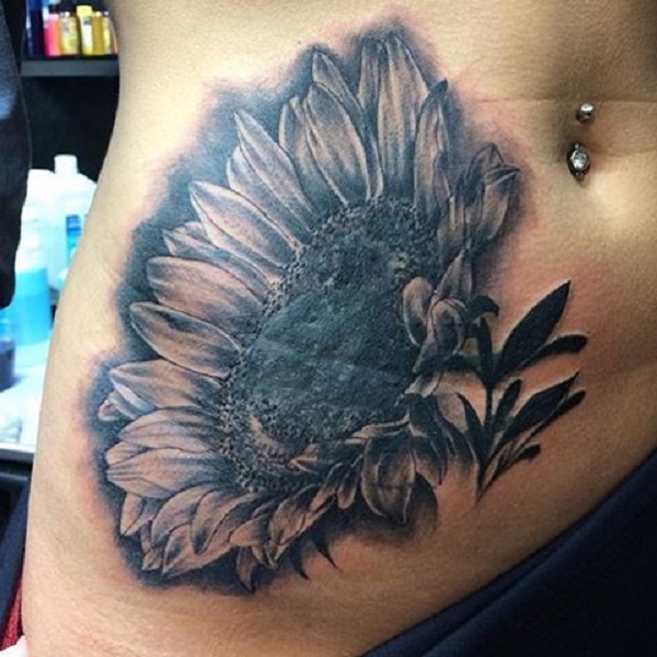 600x600 Sunflower Tattoo Ideas - Sunflower Tattoo Sketch