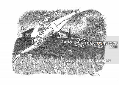 400x284 Sunken Ship Cartoons And Comics - Sunken Ship Sketch