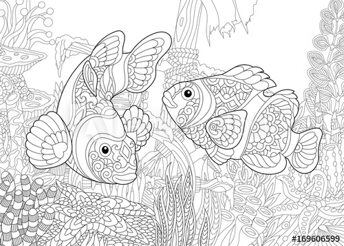 500x357 Coloring - Sunken Ship Sketch